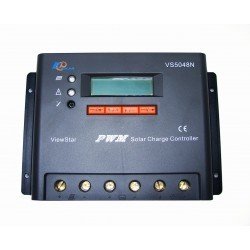 Программируемый фотоэлектрический контроллер заряда ViewStar VS6048N (60А, 12/24/48Vauto, PWM)