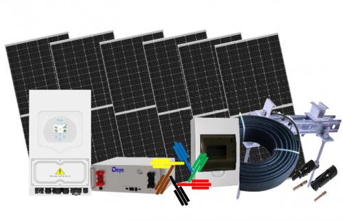 Солнечная гибридная электростанция 5 кВт