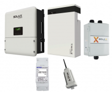 Гібридна сонячна електростанція на 5 кВт, комплект для однофазного підключення