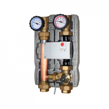 Насосна група BRV M2 MIX33 20555R-M33 з 3-х ходовим змішувальним клапаном, 0-50% by-pass, 2 лінії